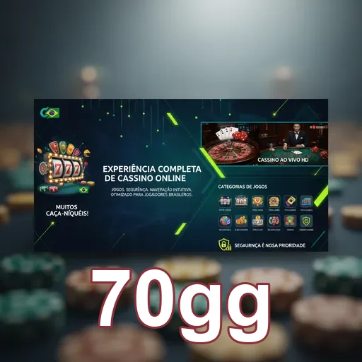 Ilustração de Acesse o cassino online 70gg com login seguro e prático